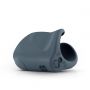 Wibrujący silikonowy masturbator ręczny Boners niebieski 8.5 cm USB - 6