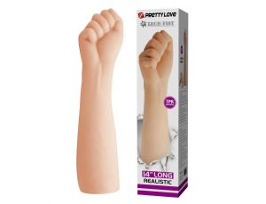 Realistyczne gigantyczne dildo ręczne Pretty Love Iron Fist 36 cm