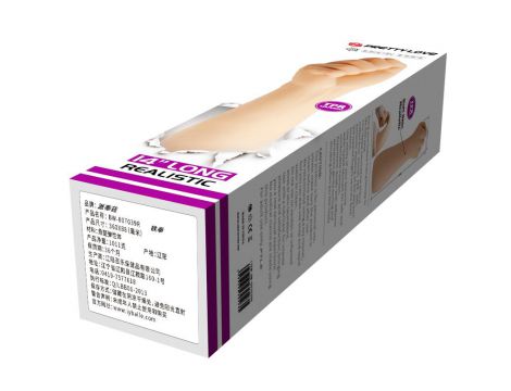 Realistyczne gigantyczne dildo ręczne Pretty Love Iron Fist 36 cm - 7