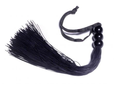 Pejcz silikonowy Fetish B Series czarny 25 cm - 5