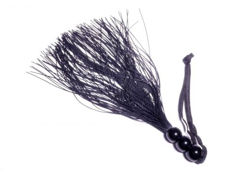 Pejcz silikonowy Fetish B Series czarny 25 cm - 6