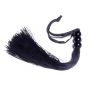 Pejcz silikonowy Fetish B Series czarny 25 cm - 6