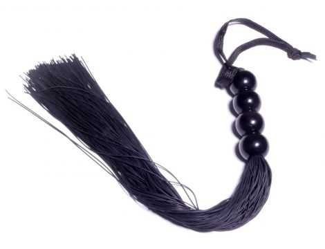 Pejcz silikonowy Fetish B Series czarny 36 cm - 5
