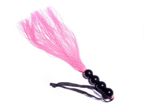 Pejcz silikonowy Fetish B Series różowy 36 cm - 5
