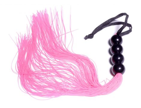 Pejcz silikonowy Fetish B Series różowy 36 cm - 6