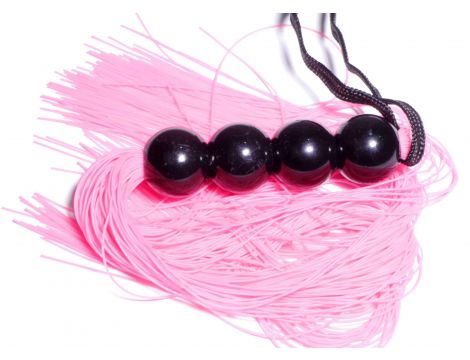 Pejcz silikonowy Fetish B Series różowy 36 cm - 7