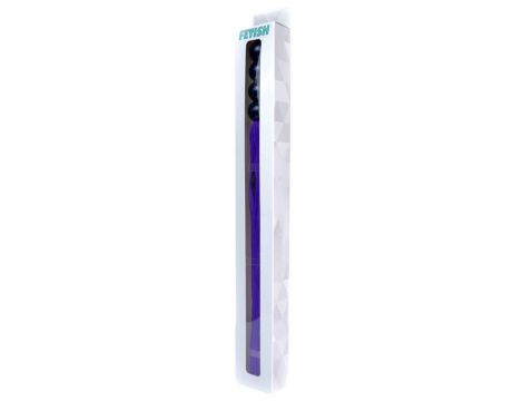 Pejcz silikonowy Fetish B Series fioletowy 36 cm - 2