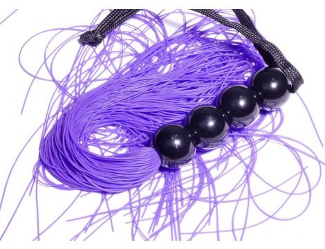 Pejcz silikonowy Fetish B Series fioletowy 36 cm - 7