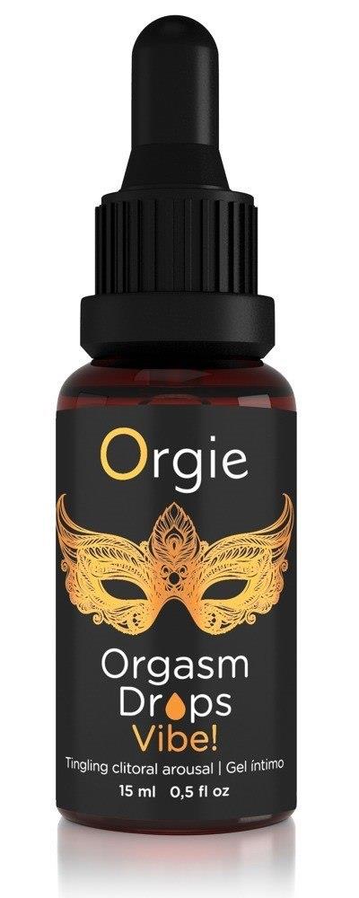 orgie orgasm drops vibe peach flavor 15 ml