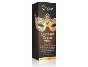 Krople stymulujące Orgie Orgasm Drops Vibe brzoskwinia 15ml