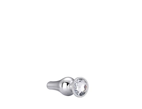 Korek analny Gleaming Love srebrny aluminium 11 cm - 6