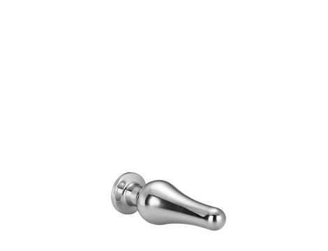 Korek analny Gleaming Love srebrny aluminium 11 cm - 8