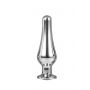 Korek analny Gleaming Love srebrny aluminium 11 cm - 5