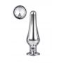 Korek analny Gleaming Love srebrny aluminium 11 cm - 4