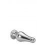Korek analny Gleaming Love srebrny aluminium 11 cm - 10
