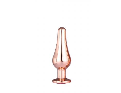GLEAMING LOVE ROSE GOLD PLEASURE PLUG S - 4