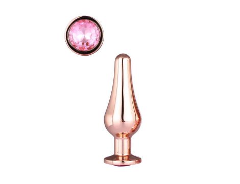 GLEAMING LOVE ROSE GOLD PLEASURE PLUG S - 3