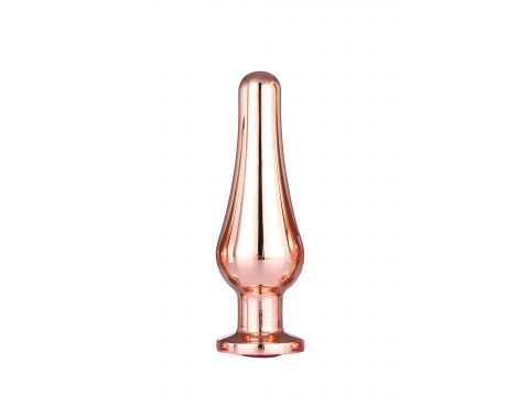 GLEAMING LOVE ROSE GOLD PLEASURE PLUG M - 4