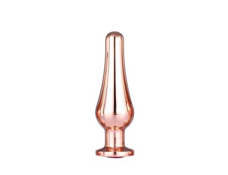 GLEAMING LOVE ROSE GOLD PLEASURE PLUG M - 5