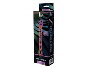 Szklane dildo Glamour żebrowane Dream Toys 18 cm