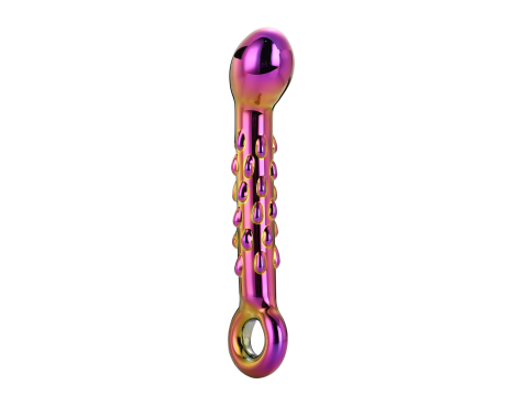 Szklane dildo Glamour żebrowane Dream Toys 18 cm - 2