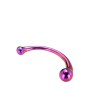 Dildo szklane zakrzywione Glamour Dream Toys 17 cm - 5