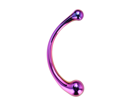 Duże zakrzywione szklane dildo Dream Toys 21 cm - 2