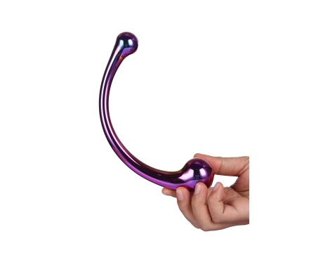 Duże zakrzywione szklane dildo Dream Toys 21 cm - 6