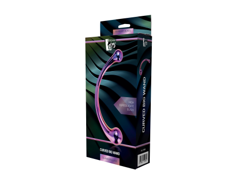 Duże zakrzywione szklane dildo Dream Toys 21 cm - 8