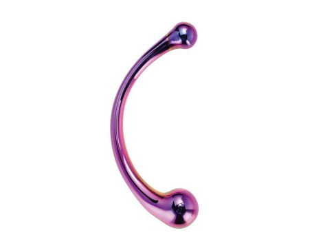 Duże zakrzywione szklane dildo Dream Toys 21 cm - 3
