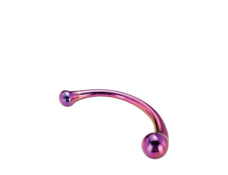 Duże zakrzywione szklane dildo Dream Toys 21 cm - 5