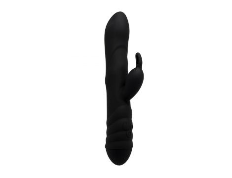 Wibrator króliczek Alive Twister z obrotami czarny USB 23 cm