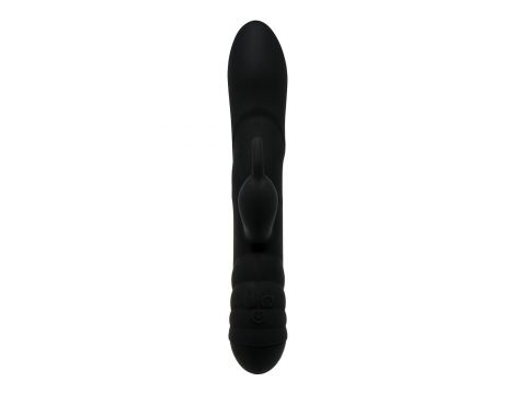 Wibrator króliczek Alive Twister z obrotami czarny USB 23 cm - 2