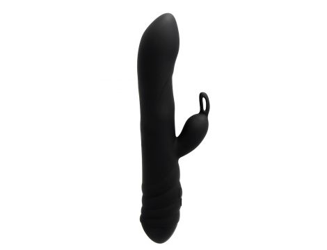 Wibrator króliczek Alive Twister z obrotami czarny USB 23 cm - 3