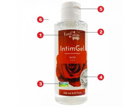 Żel intymny stymulujący LoveStim różany 150 ml - 2