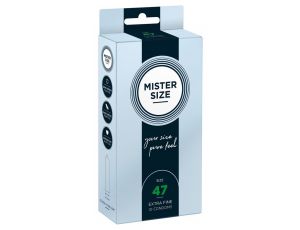 Prezerwatywy cienkie Mister Size 47 mm wegańskie 10 szt.