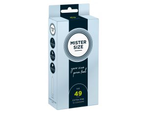 Prezerwatywy Mister Size 49 mm cienkie wegańskie 10 sztuk