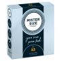Prezerwatywy cienkie transparentne Mister Size 53 mm wegańskie 3 szt - 3