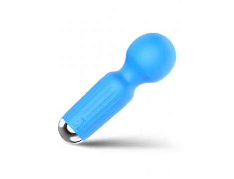 Stymulator łechtaczki mini USB 20 programów niebieski B-Series Magic - 4