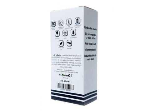Stymulator łechtaczki mini USB 20 programów niebieski B-Series Magic - 9