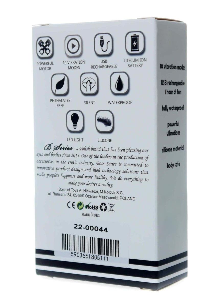 mały mini wibrator masażer łechtaczki 8cm 10trybów