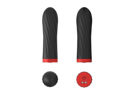 Wibrator mini silikonowy B Series Magic USB 10 trybów czarny - 4