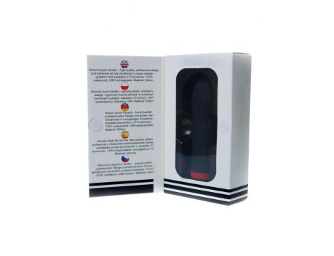 Wibrator mini silikonowy B Series Magic USB 10 trybów czarny - 8