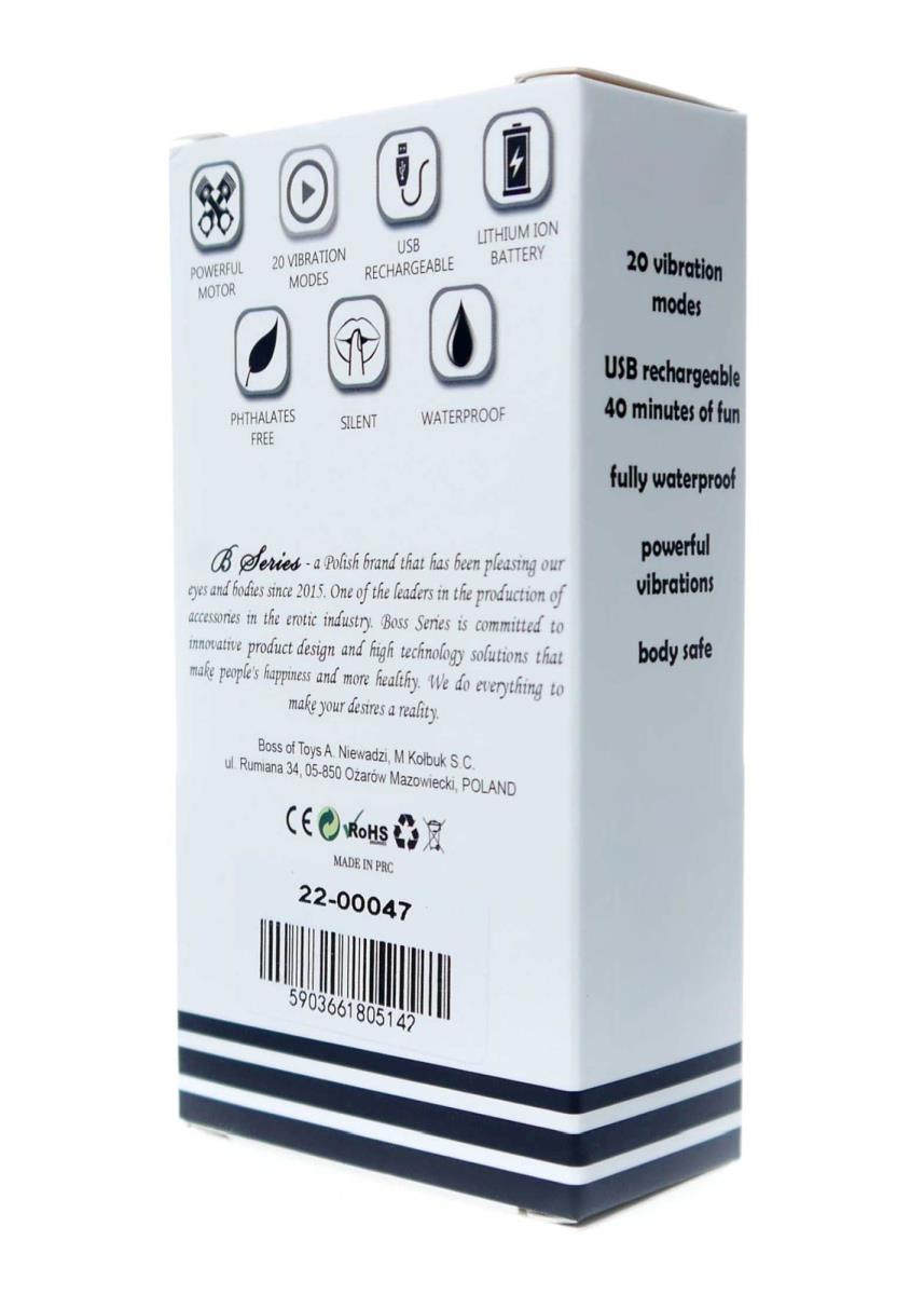 wibrator podręczny klasyczny masażer 10cm 20 tryb