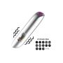 Potężny mini wibrator B-Series Magic USB srebrny 20 trybów - 4