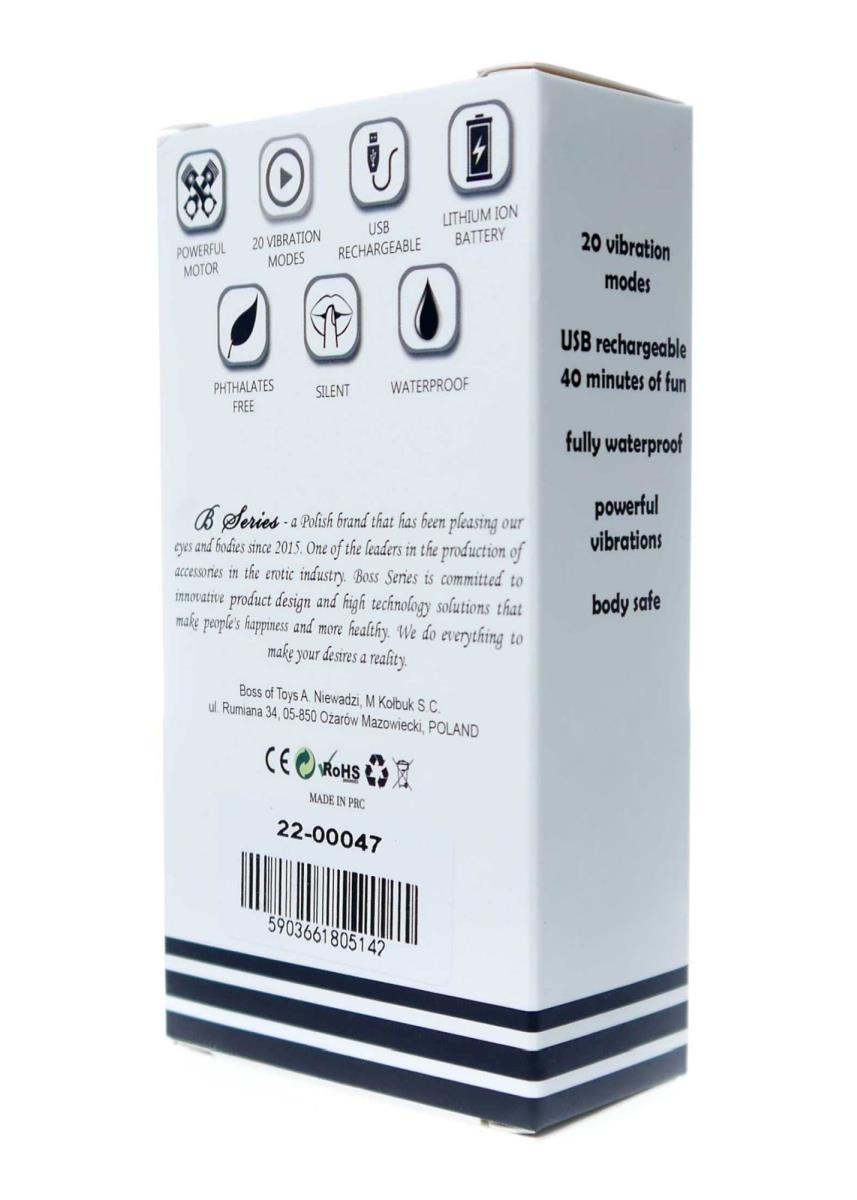 wibrator mini masażer stymulator 20 trybów 10cm