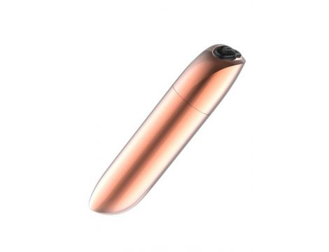 Mini wibrator potężny B Series Magic USB 20 trybów złoty