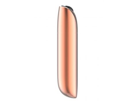 Mini wibrator potężny B Series Magic USB 20 trybów złoty - 2