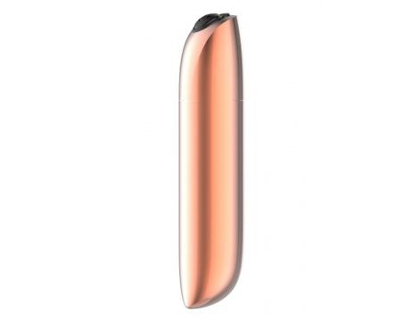Mini wibrator potężny B Series Magic USB 20 trybów złoty - 4