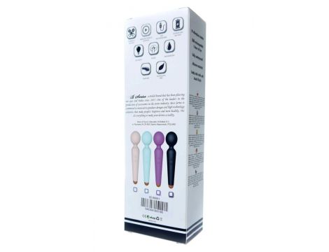 Silikonowy stymulator łechtaczki B Series Magic czarny USB 10 funkcji - 9
